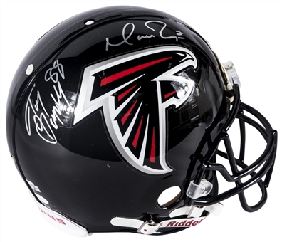 Atlanta Falcons Greats Multi Signed Falcons Helmet With 3 Signatures Including Roddy White, Tony Gonzalez & Matt Ryan (NFL-PSA/DNA, JSA & Fanatics)